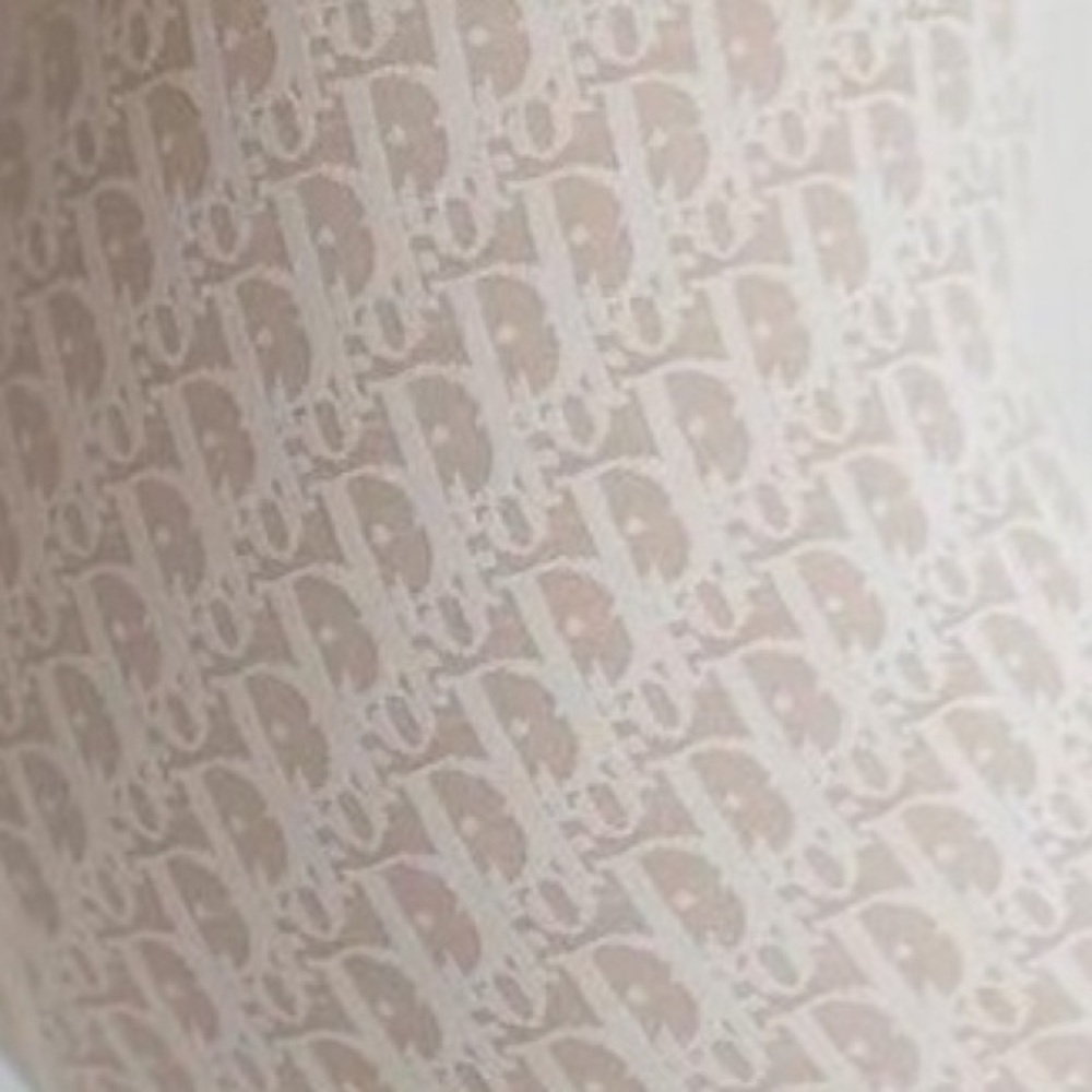 Vintage Christian Dior Sheer Monogram Beige Trotter Logo Girdle Biker Shorts - Picture 10 of 16